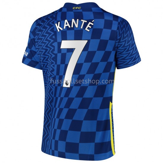 Günstige Fußball Trikotsatz Chelsea Kante 7 Heimtrikot 2021-2022 Kurzarm