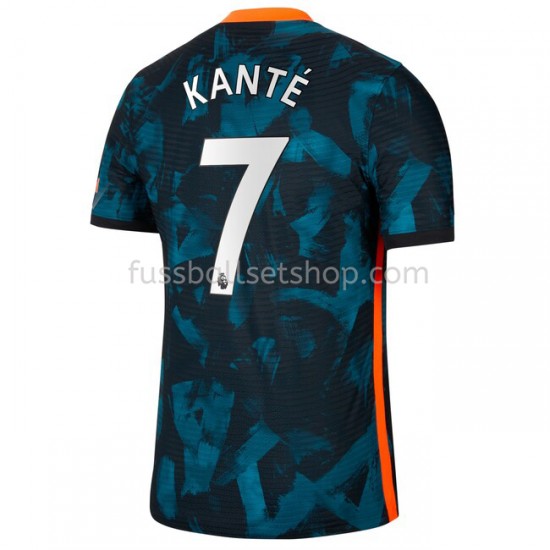 Günstige Fußball Trikotsatz Chelsea Kante 7 Ausweichtrikot 2021-2022 Kurzarm