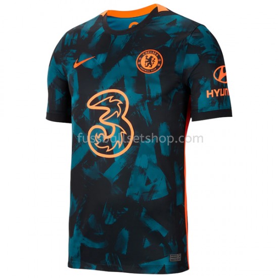 Günstige Fußball Trikotsatz Chelsea Ausweichtrikot 2021-2022 Kurzarm