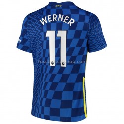Günstige Fußball Trikotsatz Chelsea Timo Werner 11 Heimtrikot 2021-2022 Kurzarm