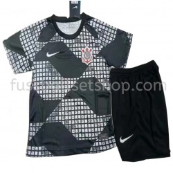 Günstige Fußball Trikotsatz Corinthians Kinder Ausweichtrikot 2021-2022 Kurzarm