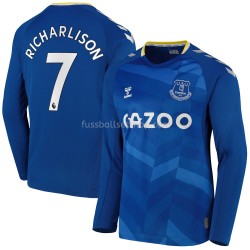 Günstige Fußball Trikotsatz Everton Richarlison 7 Heimtrikot 2021-2022 Langarm