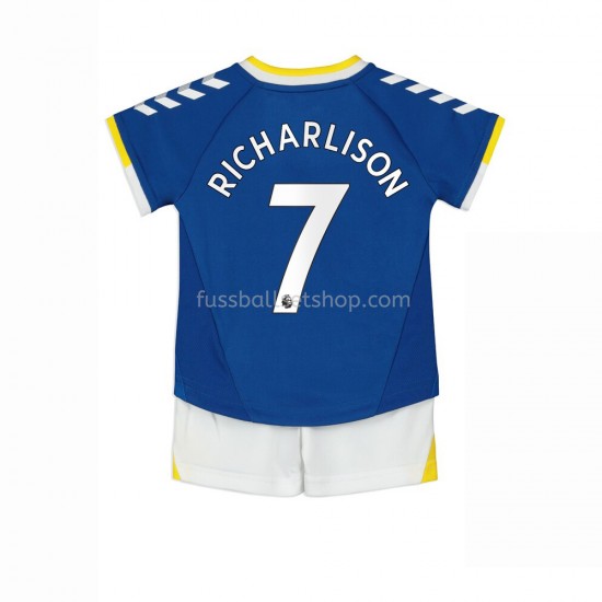 Günstige Fußball Trikotsatz Everton Richarlison 7 Kinder Heimtrikot 2021-2022 Kurzarm