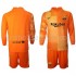 Günstige Fußball Trikotsatz FC Barcelona Torwart Kinder Heimtrikot 2021-2022 Langarm