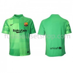 Günstige Fußball Trikotsatz FC Barcelona Torwart Ausweichtrikot 2021-2022 Kurzarm