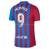 Günstige Fußball Trikotsatz FC Barcelona Memphis Depay 9 Heimtrikot 2021-2022 Kurzarm