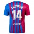 Günstige Fußball Trikotsatz FC Barcelona Philippe Coutinho 14 Heimtrikot 2021-2022 Kurzarm