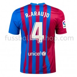 Günstige Fußball Trikotsatz FC Barcelona Ronald Araujo 4 Heimtrikot 2021-2022 Kurzarm