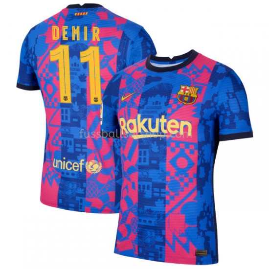 Günstige Fußball Trikotsatz FC Barcelona Yusuf Demir 11 Ausweichtrikot 2021-2022 Kurzarm
