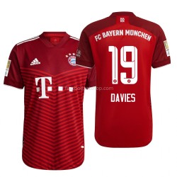 Günstige Fußball Trikotsatz FC Bayern München Alphonso Davies 19 Heimtrikot 2021-2022 Kurzarm
