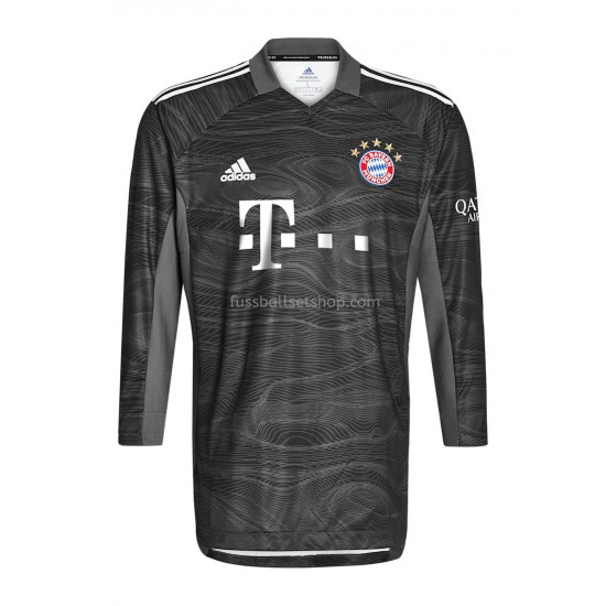 Günstige Fußball Trikotsatz FC Bayern München Torwart Auswärtstrikot 2021-2022 Langarm