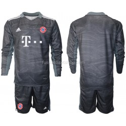 Günstige Fußball Trikotsatz FC Bayern München Torwart Kinder Auswärtstrikot 2021-2022 Langarm