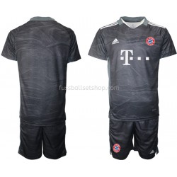 Günstige Fußball Trikotsatz FC Bayern München Torwart Kinder Auswärtstrikot 2021-2022 Kurzarm
