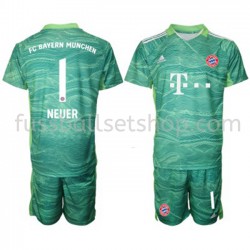 Günstige Fußball Trikotsatz FC Bayern München Torwart Manuel Neuer 1 Kinder Ausweichtrikot 2021-2022 Kurzarm