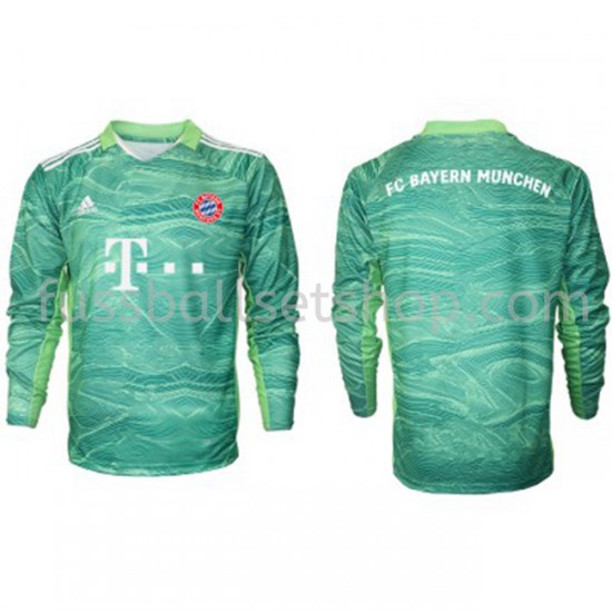 Günstige Fußball Trikotsatz FC Bayern München Torwart Ausweichtrikot 2021-2022 Langarm