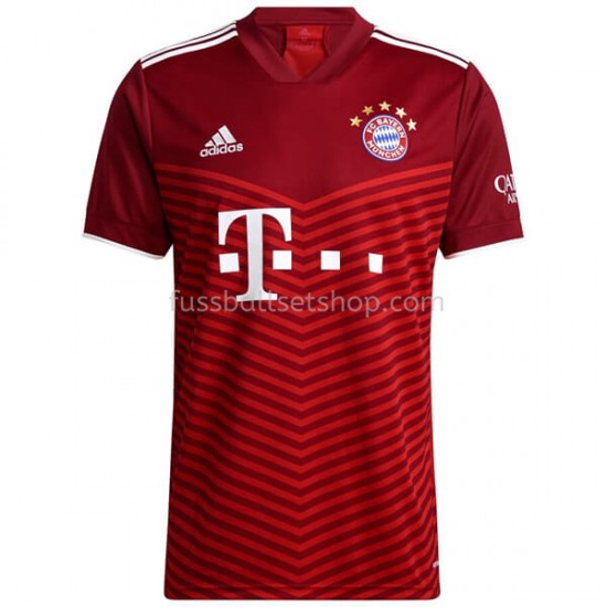 Günstige Fußball Trikotsatz FC Bayern München Heimtrikot 2021-2022 Kurzarm
