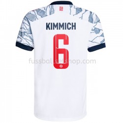 Günstige Fußball Trikotsatz FC Bayern München Joshua Kimmich 6 Ausweichtrikot 2021-2022 Kurzarm