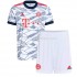 Günstige Fußball Trikotsatz FC Bayern München Ausweichtrikot Kinder 2021-2022 Kurzarm