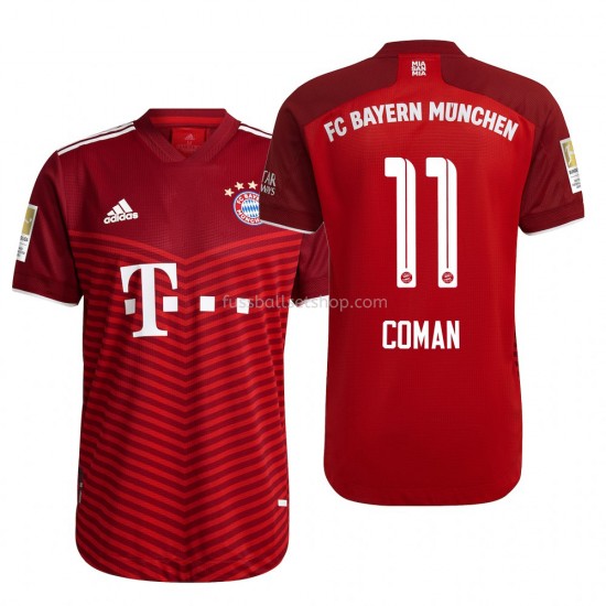 Günstige Fußball Trikotsatz FC Bayern München Kingsley Coman 11 Heimtrikot 2021-2022 Kurzarm