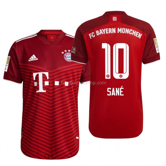 Günstige Fußball Trikotsatz FC Bayern München Leroy Sane 10 Heimtrikot 2021-2022 Kurzarm