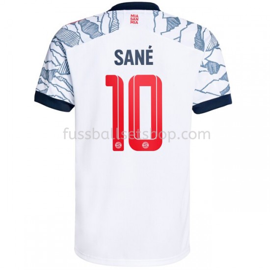 Günstige Fußball Trikotsatz FC Bayern München Leroy Sane 10 Ausweichtrikot 2021-2022 Kurzarm
