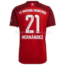 Günstige Fußball Trikotsatz FC Bayern München Lucas Hernandez 21 Heimtrikot 2021-2022 Kurzarm