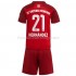 Günstige Fußball Trikotsatz FC Bayern München Lucas Hernandez 21 Kinder Heimtrikot 2021-2022 Kurzarm