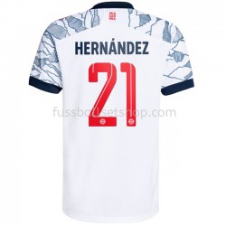 Günstige Fußball Trikotsatz FC Bayern München Lucas Hernandez 21 Ausweichtrikot 2021-2022 Kurzarm
