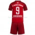 Günstige Fußball Trikotsatz FC Bayern München Robert Lewandowski 9 Kinder Heimtrikot 2021-2022 Kurzarm