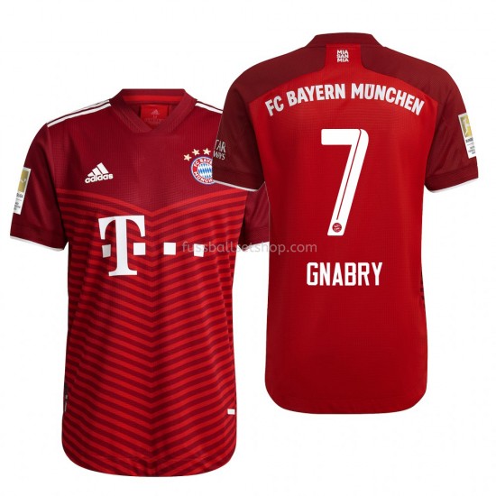 Günstige Fußball Trikotsatz FC Bayern München Serge Gnabry 7 Heimtrikot 2021-2022 Kurzarm