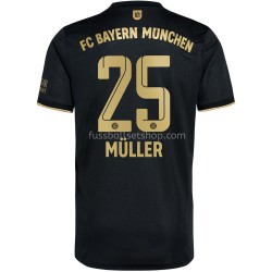 Günstige Fußball Trikotsatz FC Bayern München Thomas Müller 25 Auswärtstrikot 2021-2022 Kurzarm