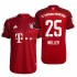 Günstige Fußball Trikotsatz FC Bayern München Thomas Müller 25 Heimtrikot 2021-2022 Kurzarm