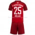 Günstige Fußball Trikotsatz FC Bayern München Thomas Müller 25 Kinder Heimtrikot 2021-2022 Kurzarm