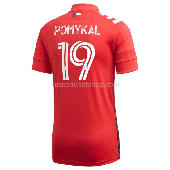 Günstige Fußball Trikotsatz FC Dallas Paxton Pomykal 19 Heimtrikot 2021 Kurzarm