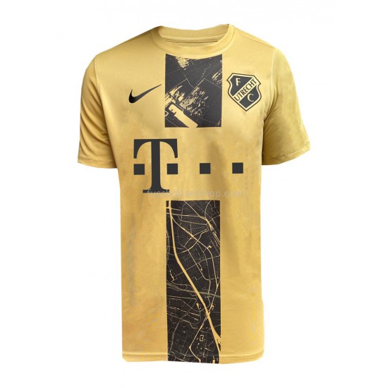 Günstige Fußball Trikotsatz FC Utrecht Ausweichtrikot 2021-2022 Kurzarm