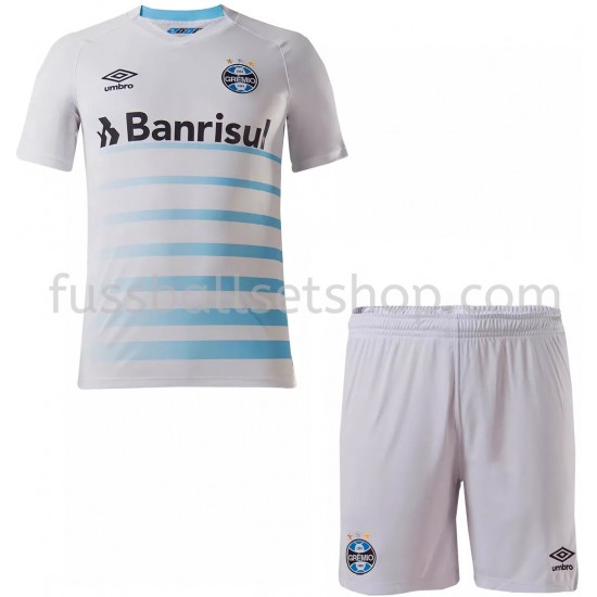 Günstige Fußball Trikotsatz Gremio Kinder Auswärtstrikot 2021-2022 Kurzarm