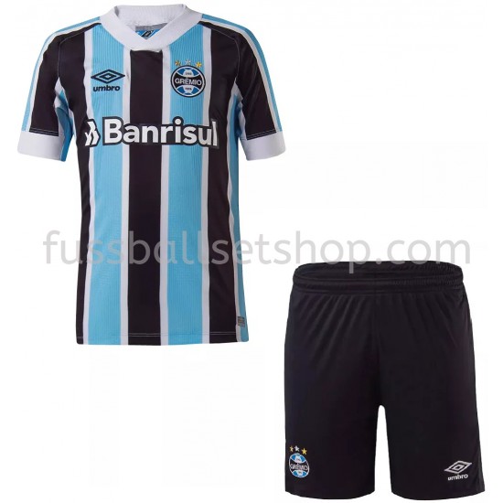 Günstige Fußball Trikotsatz Gremio Kinder Heimtrikot 2021-2022 Kurzarm
