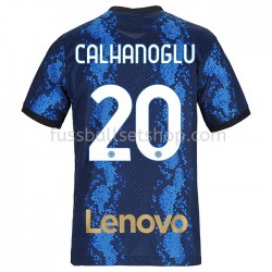 Günstige Fußball Trikotsatz Inter Mailand Hakan Calhanoglu 20 Heimtrikot 2021-2022 Kurzarm