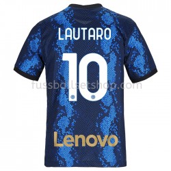 Günstige Fußball Trikotsatz Inter Mailand Lautaro Martinez 10 Heimtrikot 2021-2022 Kurzarm
