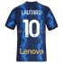 Günstige Fußball Trikotsatz Inter Mailand Lautaro Martinez 10 Heimtrikot 2021-2022 Kurzarm