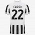 Günstige Fußball Trikotsatz Juventus Turin Federico Chiesa 22 Heimtrikot 2021-2022 Kurzarm