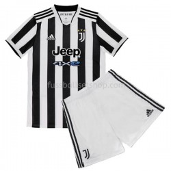 Günstige Fußball Trikotsatz Juventus Turin Kinder Heimtrikot 2021-2022 Kurzarm