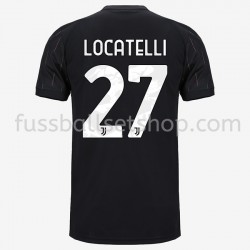 Günstige Fußball Trikotsatz Juventus Turin Manuel Locatelli 27 Auswärtstrikot 2021-2022 Kurzarm