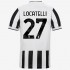 Günstige Fußball Trikotsatz Juventus Turin Manuel Locatelli 27 Heimtrikot 2021-2022 Kurzarm