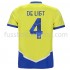Günstige Fußball Trikotsatz Juventus Turin Matthijs de Ligt 4 Ausweichtrikot 2021-2022 Kurzarm