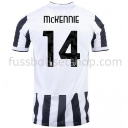 Günstige Fußball Trikotsatz Juventus Turin Weston McKennie 14 Heimtrikot 2021-2022 Kurzarm