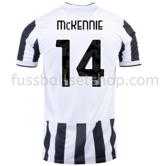 Günstige Fußball Trikotsatz Juventus Turin Weston McKennie 14 Heimtrikot 2021-2022 Kurzarm