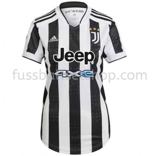 Günstige Fußball Trikotsatz Juventus Turin Frauen Heimtrikot 2021-2022 Kurzarm