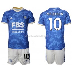 Günstige Fußball Trikotsatz Leicester City James Maddison 10 Kinder Heimtrikot 2021-2022 Kurzarm
