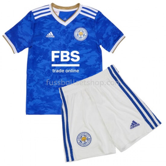 Günstige Fußball Trikotsatz Leicester City Kinder Heimtrikot 2021-2022 Kurzarm